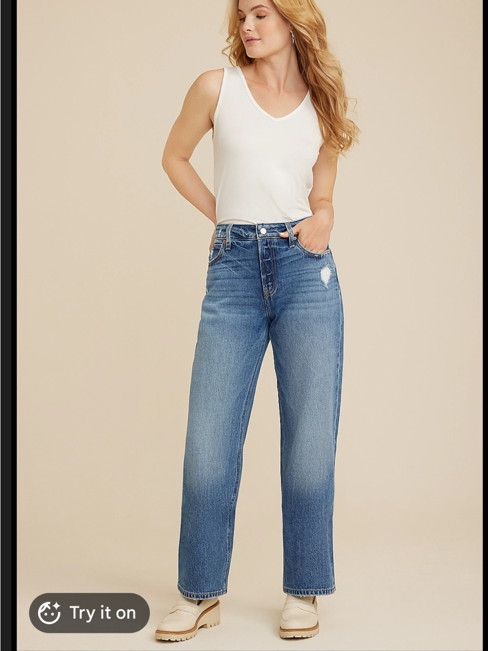 Goldie Straight Leg Women’s Jeans - Medium Blue